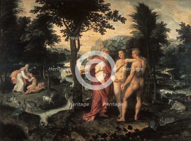 'The Garden of Eden', c1580. Artist: Jacob de Backer