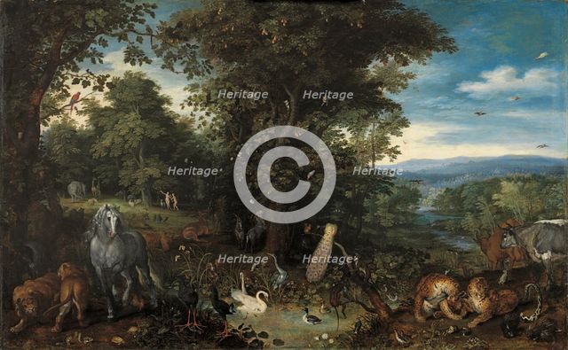 The Garden of Eden, ca 1611.