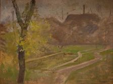 The Garden of Institution des sourds-muets, 1902. Creator: Ludvig Find