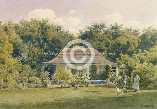 The Garden of Laudaya, 1841. Creator: Jakob Alt.