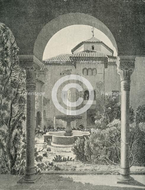 'The Garden of "Lindaraja".', 19th century, (1907).  Creator: Unknown.