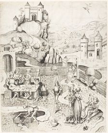 The Garden of Love, 1480/90. Creator: Master W. A. H.