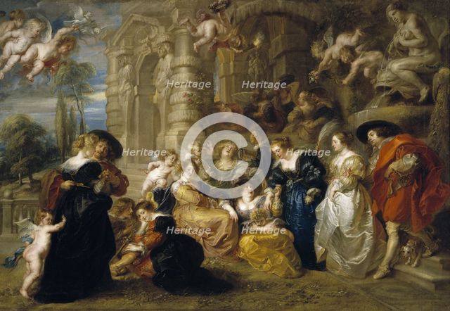 The Garden of Love, c. 1633. Artist: Rubens, Pieter Paul (1577-1640)