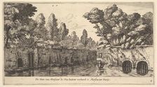 The Garden of M. de Nue Outside of the Suburb of S. Marceau near Paris, 17th century. Creator: Reinier Zeeman