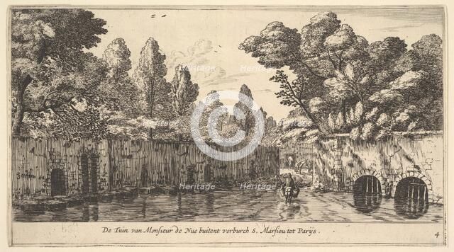 The Garden of M. de Nue Outside of the Suburb of S. Marceau near Paris, 17th century. Creator: Reinier Zeeman.