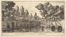 The Garden of M. de Nue Outside of the Suburb of S. Marceau near Paris, 17th century. Creator: Reinier Zeeman