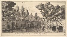 The Garden of M. de Nue Outside of the Suburb of S. Marceau near Paris, 17th century. Creator: Reinier Zeeman