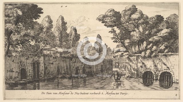 The Garden of M. de Nue Outside of the Suburb of S. Marceau near Paris, 17th century. Creator: Reinier Zeeman.