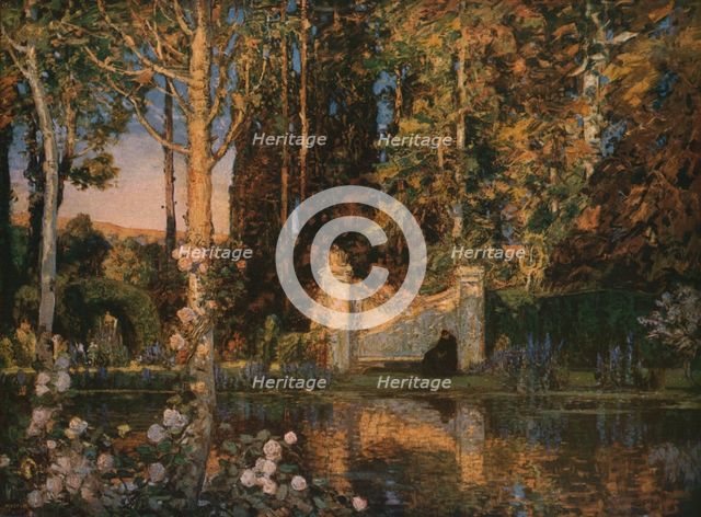 'The Garden of Memories', 1916-1917, (c1930). Creator: Thomas Mostyn.