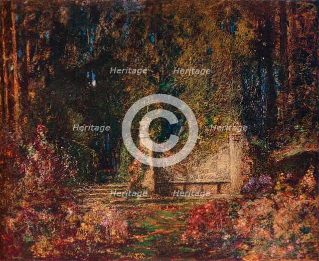 'The Garden of Memory', c1912. Artist: Thomas Mostyn.