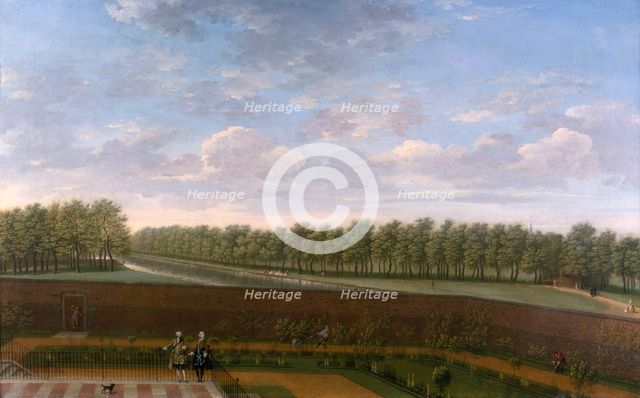 'The Garden of No 10 Downing Street', c1740. Creator: Unknown.