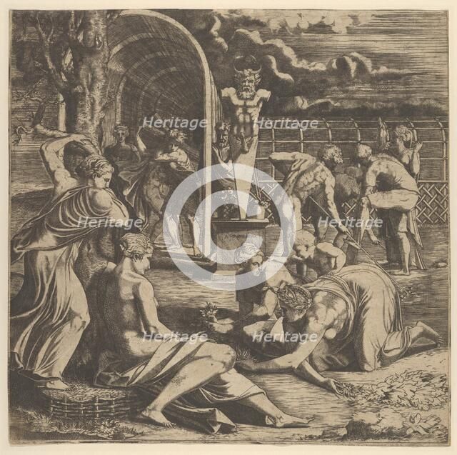 The Garden of Pomona, 1540-56. Creator: Leon Davent.