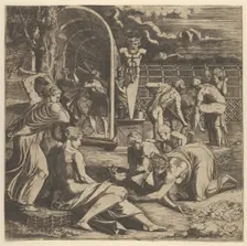 The Garden of Pomona, 1540-56. Creator: Leon Davent