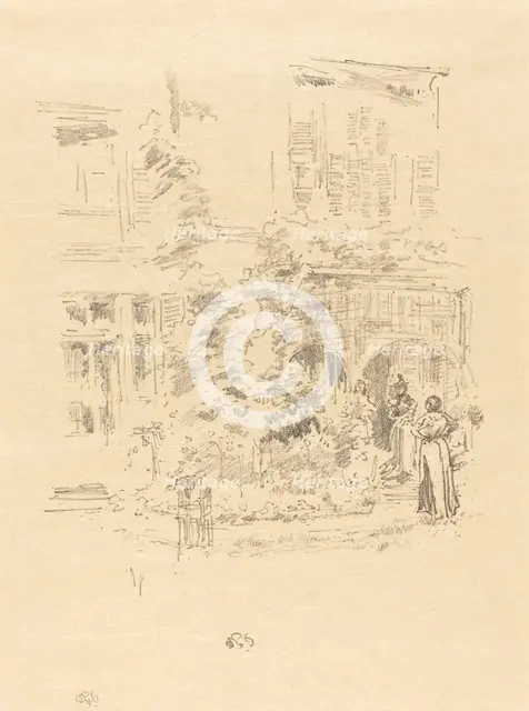 The Garden Porch, 1894. Creator: James Abbott McNeill Whistler.