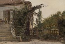 The Garden Steps Leading to the Artist's Studio on Blegdammen, Copenhagen, 1841-1844. Creator: Christen Kobke