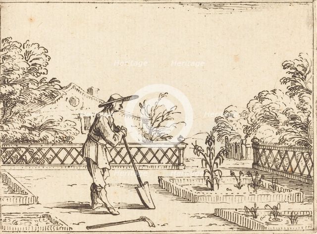 The Gardener, 1628. Creator: Jacques Callot.