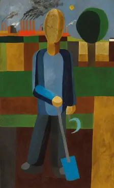 The gardener, ca 1929-1930. Creator: Seiwert, Franz Wilhelm (1894-1933)