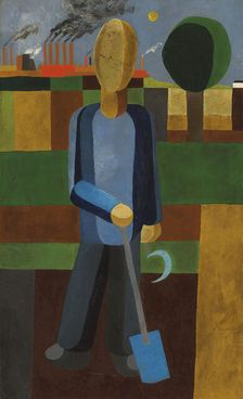 The gardener, ca 1929-1930. Creator: Seiwert, Franz Wilhelm (1894-1933)