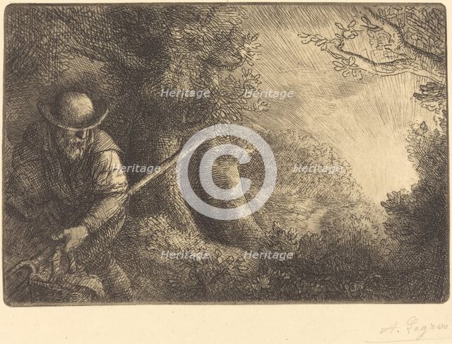 The Gardener (Le jardinier). Creator: Alphonse Legros.
