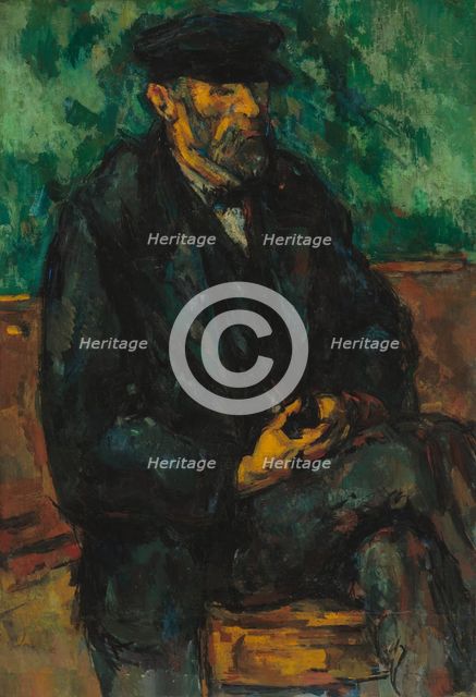The Gardener Vallier, 1906. Creator: Paul Cezanne.
