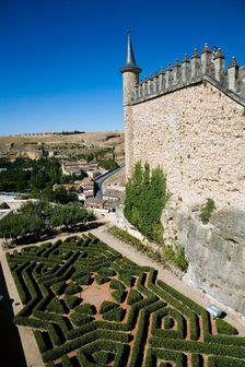 The gardens of the Alcazar of Segovia, Segovia, Spain, 2007. Creator: Samuel Magal