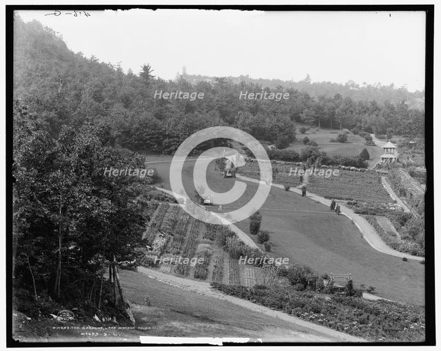 The Gardens, Lake Mohonk House, c1902. Creator: Unknown.