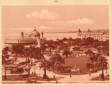 The Gardens seen from the Casino, Nice 1930. Creator: Unknown