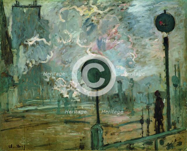 The Gare Saint Lazare (Le Signal). Artist: Monet, Claude (1840-1926)