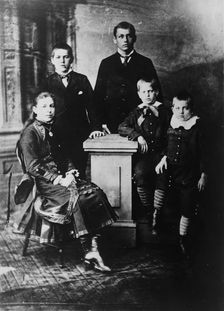 The Garfield children, c1881, printed later?. Creator: Mathew Brady