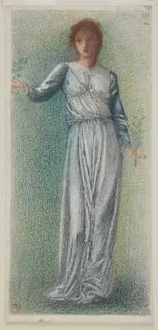 The Garland Weavers - Full-Length Figure Study, 1862-66. Creator: Sir Edward Coley Burne-Jones