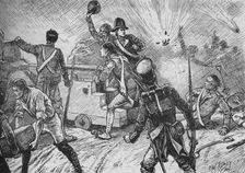 The Garrison Met The Bombardment Bravely 1902. Artist: Paul Hardy