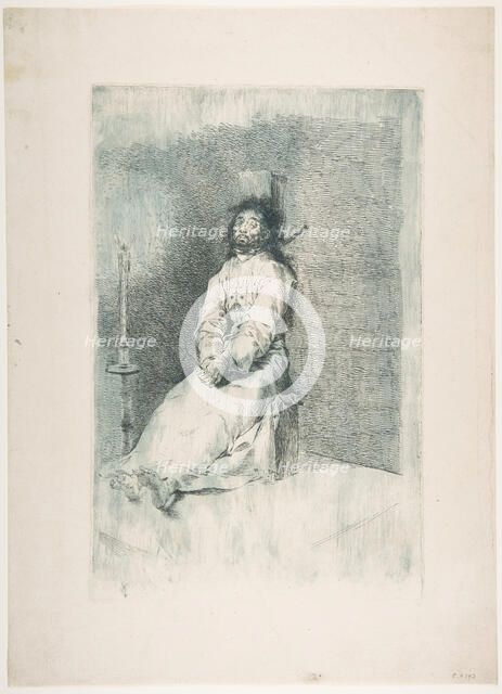 The Garroted Man (El agarrotado), ca. 1778-80. Creator: Francisco Goya.