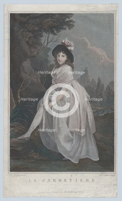 The Garter, ca. 1810. Creator: Salvatore Tresca.