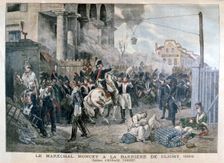 The Gate at Clichy during the Defence of Paris, 30th March 1814 (1904). Creator: Unknown