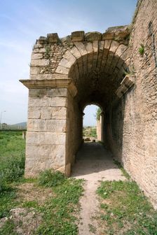 The gate at Bulla Regia, Tunisia. Creator: Samuel Magal