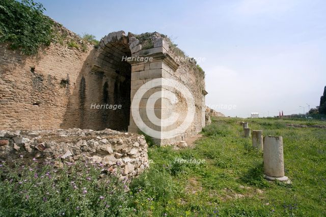 The gate at Bulla Regia, Tunisia. Creator: Samuel Magal.