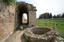 The gate at Bulla Regia, Tunisia. Creator: Samuel Magal