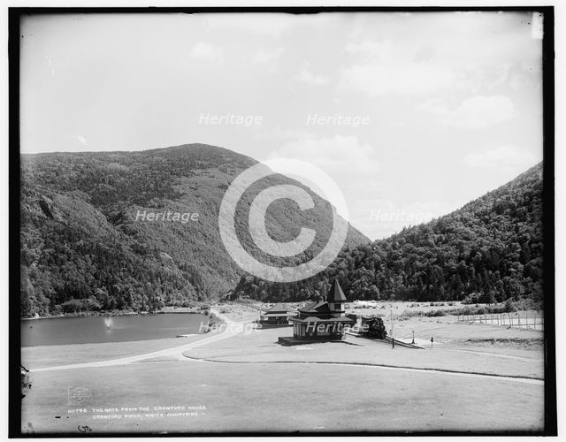 The Gate from the Crawford House, Crawford Notch, White Mountains, c1900. Creator: Unknown.