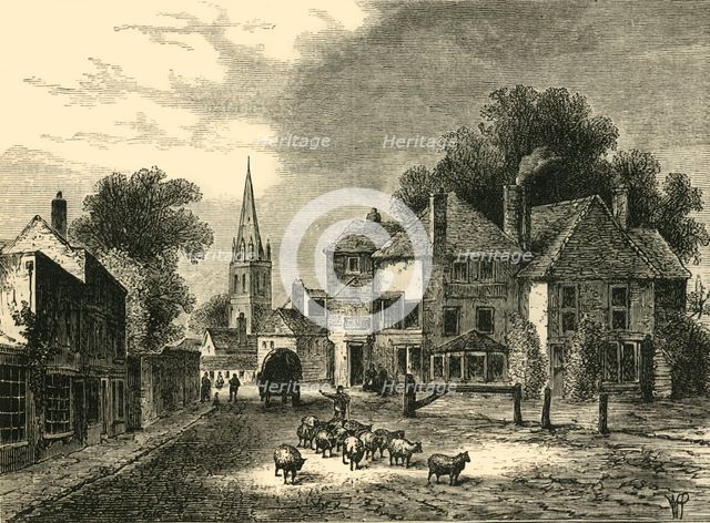 'The Gate-House, Highgate, in 1820', (c1876). Creator: Unknown.
