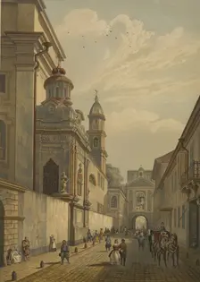 The Gate of Dawn (Ostra Brama) in Vilnius, 1847