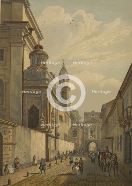 The Gate of Dawn (Ostra Brama) in Vilnius, 1847.