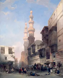 The Gate of Metawalea 1843. Artist: David Roberts