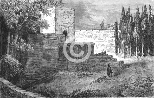 'The gate of the Alhambra; Notes on Spain', 1875. Creator: Unknown.