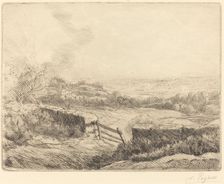 The Gate (L'entree du champ). Creator: Alphonse Legros