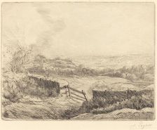 The Gate (L'entree du champ). Creator: Alphonse Legros