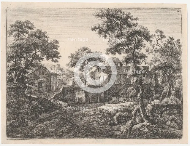 The Gateway, 17th century. Creator: Anthonie Waterloo.
