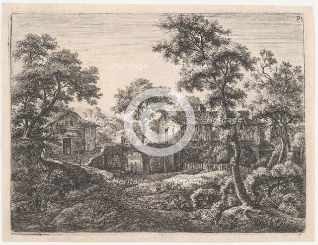 The Gateway, 17th century. Creator: Anthonie Waterloo.