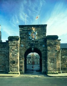 The Gateway to Berwick Barracks, Berwick-upon-Tweed, Northumberland, 1985