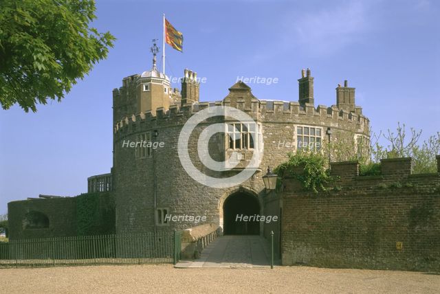 The gatehouse bastion of Walmer Castle, Deal, Kent, 1998. Artist: J Bailey