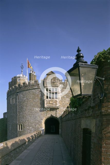 The gatehouse bastion of Walmer Castle, Deal, Kent, 1998. Artist: J Bailey